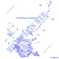 DRIVE TRAIN, MAIN GEARCASE MOUNTING   Z19VDE99NK (C700275 4) for Polaris RZR XP 1000 MD 2019
