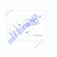 FRONT BRAKE CALIPER   Z18VAA87B2/E87BM/BW (49RGRCALIPER15RZR900) for Polaris RZR 900 50 INCH  2018