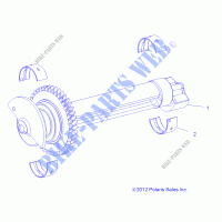 ENGINE, BALANCER   Z18VCE87BK/BU/BR/LU (49RGRBALANCER13900XP) for Polaris 	RZR S4 900 EPS 4 SEAT 2018