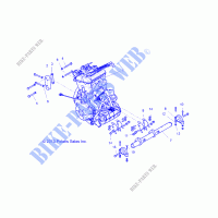 ENGINE, MOUNTING   Z17VFE99NM (49RGRENGINEMTG14RZR1000) for Polaris RZR XP 4 1000 MD 2017      