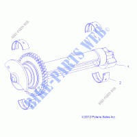 ENGINE, BALANCER   Z16VCE87AB/AR/AE/AS (49RGRBALANCER13900XP) for Polaris RZR 4 900 2016