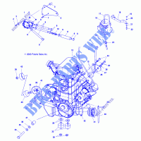 ENGINE MOUNTING   A04CH59AK/AL/AN/AQ/AW (4987318731A13) for Polaris SPORTSMAN 600 2004