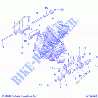 ENGINE, MOUNTING   A21SEA50A1/A5/CA1/CA5 (C102223) for Polaris SPORTSMAN 450 HO 2021