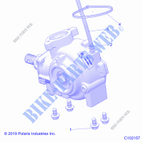 DRIVE TRAIN, GEARCASE MOUNTING, FRONT   A21SXD95A9/CA9 (C102157) for Polaris SPORTSMAN XP 1000 HUNTER EDITION 2021