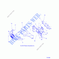BODY, HOOD, DASH AND GRILL   R21MAAE4F4/F9 (701858) for Polaris RANGER EV MD 2021