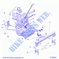 ENGINE, MOUNTING   R21TAE99A1/A7/A9/AG/AP/AS/B1/B7/B9/BG/BP/BS (C700602) for Polaris RANGER 1000 FULL SIZE 2021