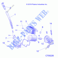 ENGINE, DIPSTICK AND OIL FILTER   R21RRM99AG (C700226) for Polaris RANGER XP 1000 HIGH LIFTER 2021