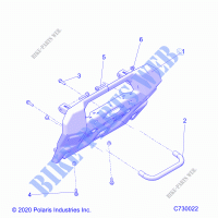 ACCESSORY, FRONT BUMPER   R21TAE99JA (C730022) for Polaris RANGER 1000 FULL SIZE IS EU 2021