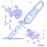 ENGINE, OIL PUMP   R21RSE99NP (C700046) for Polaris RANGER CREW XP 1000 2021