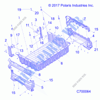 BODYWORK   TRUNK   R21RSV99AC/BC (C700064) for Polaris RANGER CREW XP 1000 NORTHSTAR TRAIL BOSS 2021