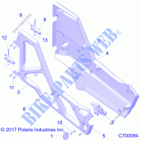 DOORS   Z21S1E99AR/BR (C700094) for Polaris RZR RS1 2021