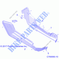 ROCKER PANELS   Z21S1E99AR/BR (C700093 10) for Polaris RZR RS1 2021