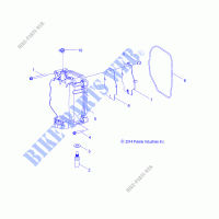 ENGINE, CYLINDER HEAD COVER   Z21YAV17B2/B4/N2/N4 (49RGRCYLINDERHDCVR15RZR170) for Polaris RZR 170 2021