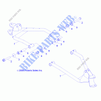 FRONT WISHBONES   Z21YAV17B2/B4/N2/N4 (49RGRAARM09RZR170) for Polaris RZR 170 2021