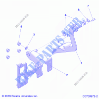 BRAKES, PEDAL   Z21NAE99AC/AK/BC/BK/K99AG/AP/BG/BP (C0700972 2) for Polaris RZR XP 1000 2021