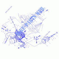 ENGINE MOUNTING   A00AG25CA (4954865486A009) for Polaris XPLORER 2000