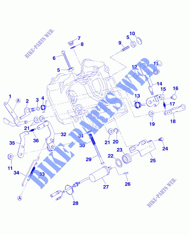GOVERNOR   A99CH45CA (4949154915D013) for Polaris DIESEL 1999