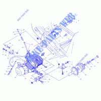 ENGINE MOUNTING   A99BA25CA (4949574957A009) for Polaris TRAIL BLAZER 250 1999