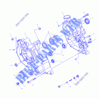 CRANKCASE   A99CH50EB (4949114911D006) for Polaris WORKER 500 1999