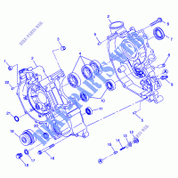 CRANKCASE   W98AC42A (4945214521D003) for Polaris MAGNUM 4X4 1998