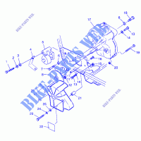 GEARCASE   BRAKE MOUNTING TRAIL BOSS W97AA25C (4940574057B013) for Polaris TRAIL BOSS 1997