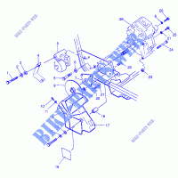 GEARCASE   BRAKE MOUNTING MAGNUM 2X4 W967544 (4936033603B014) for Polaris MAGNUM 2X4 1996