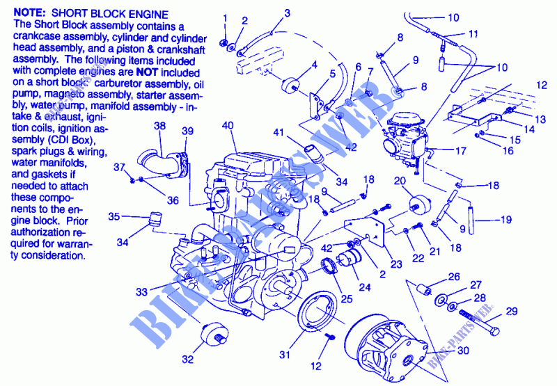 ENGINE MOUNTING MAGNUM 4X4 W968144 AND SWEDISH MAGNUM 4X4 S968144 (4936053605A008) for Polaris SWEDISH MAGNUM 4X4 1996