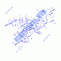 GEARCASE   BRAKE MOUNTING MAGNUM 2X4 W957544 (4926852685C001) for Polaris MAGNUM 2X4 1995