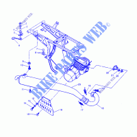 EXHAUST ASSEMBLY  TRAIL BOSS W958527 (4930323032A010) for Polaris TRAIL BOSS 250 1995