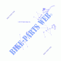 FRONT BRAKE BRAKE LINES   A15SDA57FH (49ATVBRAKELINE14SP570F) for Polaris SPORTSMAN 570 EFI TOURING EU 2015