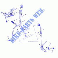 SHIFT LINKAGE ASSEMBLY (4916361636016A) for Polaris BIG BOSS 1989