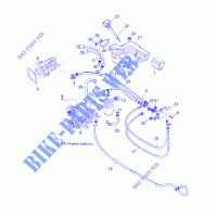 DRIVE TRAIN, HYDROSTAT MOUNTING AND LINES   D151DPD1AJ/2D/1L/1M/2M (49BRUTUSHYDROSTAT15) for Polaris BRUTUS HD PTO 2015