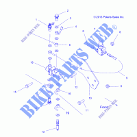 BRAKES, VALVE SYSTEM   A15SHC57CS (49ATVBRAKEVALVE14SP570F) for Polaris SPORTSMAN 570 SP EPS 2015