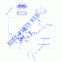 MAIN WIRE HARNESS   A15SHC57CS (49ATVHARNESS15570SPQ) for Polaris SPORTSMAN 570 SP EPS 2015