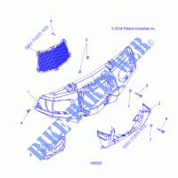 FRONT BUMPER AND MOUNTING   A15SXE85AS/AM/A85AA/AC/AJ (49ATVBUMPER15850SP) for Polaris SPORTSMAN 850 SP 2015