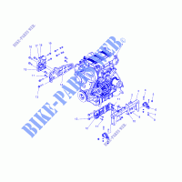 ENGINE, MOUNTING   R15RTAD1AA/EA/ED1EA (49RGRENGINEMTG15DSL) for Polaris RANGER 1000 DIESEL 2015