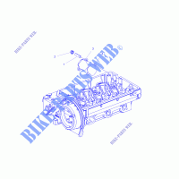 ENGINE, FUEL PUMP FITTING COVER   R15RUAD1AA (49RGRFUELCVR15DSL) for Polaris RANGER CREW 1000 DIESEL 2015