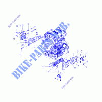 ENGINE, MOUNTING   R15RUAD1AA (49RGRENGINEMTG15DSL) for Polaris RANGER CREW 1000 DIESEL 2015