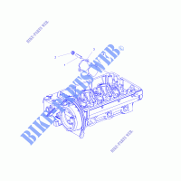 ENGINE, FUEL PUMP FITTING COVER   R15RTAD1FA (49RGRFUELCVR15DSL) for Polaris RANGER 1000 DIESEL EU 2015