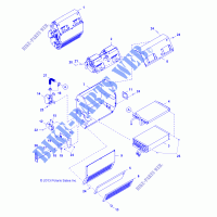 AIR CONDITIONING, INTERNALS   R142D9JDA (49BRUTUSHVACINT13) for Polaris RANGER 900 DIESEL HST / DELUXE 2014