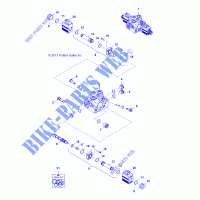 AUXILIARY HYDRAULICS VALVE   R141D9JDA/2D9JDA (49BRUTUSVALVEAUX13) for Polaris RANGER 900 DIESEL HST / DELUXE 2014