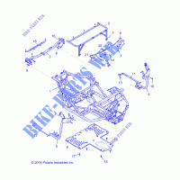 CHASSIS, MAIN FRAME   R141D9JDA/2D9JDA (49BRUTUSFRAME13) for Polaris RANGER 900 DIESEL HST / DELUXE 2014