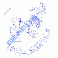 COOLING SYSTEM   R141D9JDA/2D9JDA (49BRUTUSCOOL13) for Polaris RANGER 900 DIESEL HST / DELUXE 2014