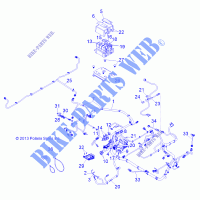 WIRE HARNESS   R142D9JDA (49BRUTUSHARNESS13M) for Polaris RANGER 900 DIESEL HST / DELUXE 2014