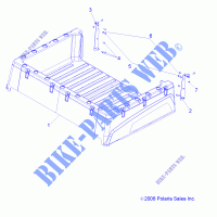 BED BOX   R14RH45AA (49RGRBOX10) for Polaris RANGER 400 4X4 2014