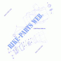 WATER PUMP   R14RH45AA (49RGRWATERPUMP10) for Polaris RANGER 400 4X4 2014