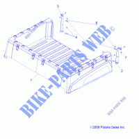 BED BOX   R14RH76AA/76AC/7EAZ (49RGRBOX10) for Polaris RANGER 800 EFI MIDSIZE / EPS LE 2014