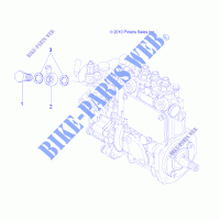ENGINE, FUEL LINE   R14TH90FX (49RGRFUELLINE11DCREW) for Polaris RANGER DIESEL INTL 2014