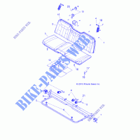 SEAT AND BASE   R14TH90FX (49RGRSEAT14900D) for Polaris RANGER DIESEL INTL 2014