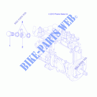 ENGINE, FUEL LINE   R13WH90DG (49RGRFUELLINE11DCREW) for Polaris RANGER CREW 900 DIESEL 2013